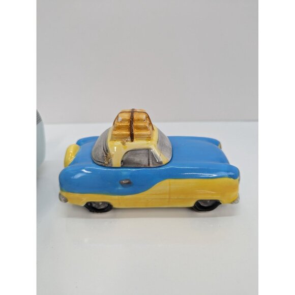 Vintage Fitz & Floyd OCI American Roadside Creamer and Sugar Set 1993 - Picture 3 of 11